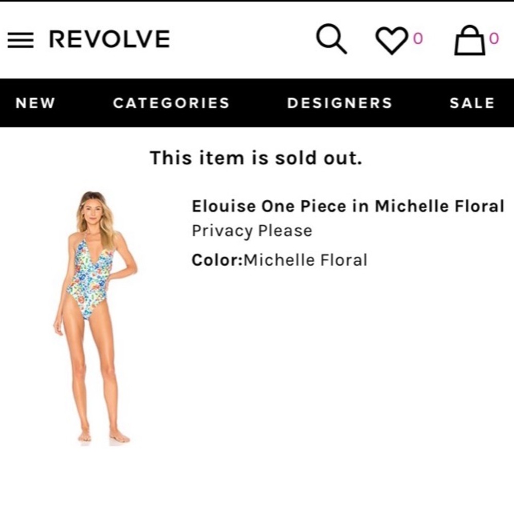 Privacy Please Eloise one piece in Michelle floral